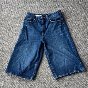 Zara Women's Blue Jean Shorts